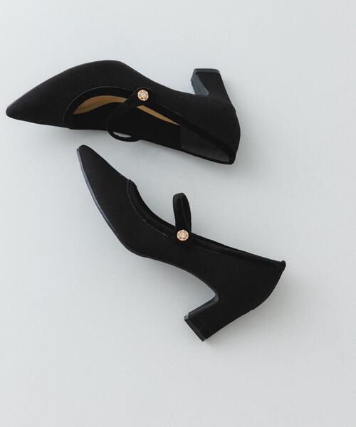 RODE SKO（ロデスコ）の「『MADE IN JAPAN』　チャンキーヒールメリージェーンパンプス（パンプス・レディース・ブラック/オフホワイト・38/36/37）」の12枚目の写真