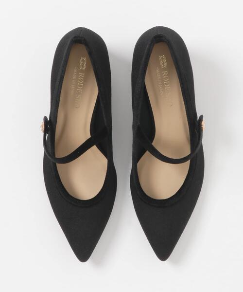 RODE SKO（ロデスコ）の「『MADE IN JAPAN』　チャンキーヒールメリージェーンパンプス（パンプス・レディース・ブラック/オフホワイト・38/36/37）」の15枚目の写真