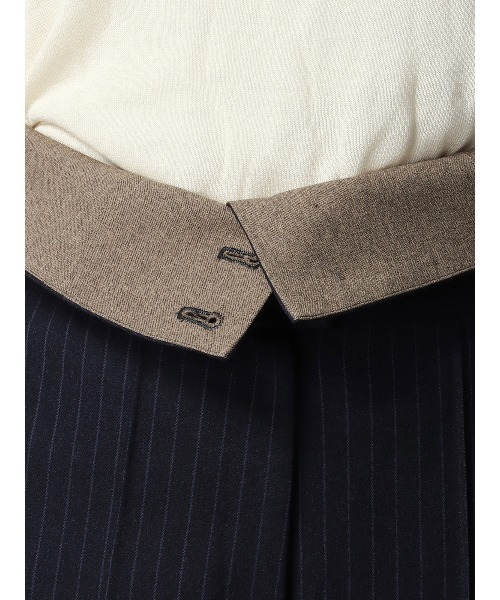 CIS.(シス)の「CIS. シャーリングビスチェ&コルセットワイドパンツレイヤーセット ウォッシャブル ストレッチ(その他パンツ・レディース・グレー/ベージュ・36(7号)/38(9号)/34(5号)/40(11号))」の12枚目の写真