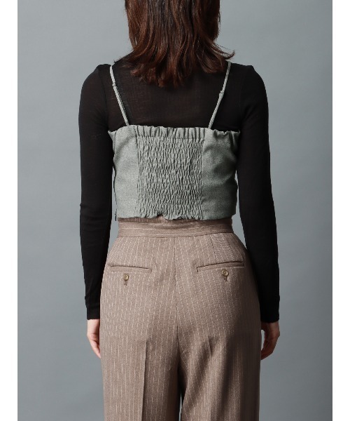 CIS.(シス)の「CIS. シャーリングビスチェ&コルセットワイドパンツレイヤーセット ウォッシャブル ストレッチ(その他パンツ・レディース・グレー/ベージュ・36(7号)/38(9号)/34(5号)/40(11号))」の20枚目の写真