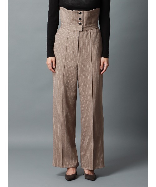 CIS.(シス)の「CIS. シャーリングビスチェ&コルセットワイドパンツレイヤーセット ウォッシャブル ストレッチ(その他パンツ・レディース・グレー/ベージュ・36(7号)/38(9号)/34(5号)/40(11号))」の22枚目の写真