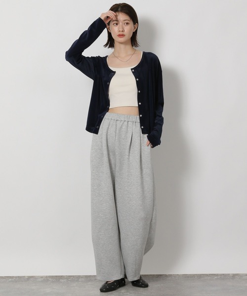 LAKOLE（ラコレ）の「シアーベロアカーディガン / 594713（Tシャツ/カットソー・レディース・ブラック/グレー/ネイビー/イエロー・FREE）」の21枚目の写真