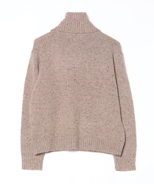 セール】バックルトリム メランジ タートルネック セーター（ニット