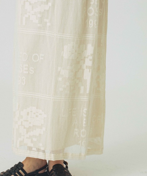 ROSE BUD（ローズバッド）の「ORIGINAL LACE SKIRT（スカート・レディース・オフホワイト/ブラック・ONE SIZE）」の17枚目の写真