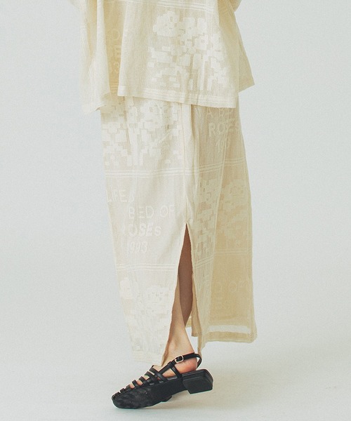 ROSE BUD（ローズバッド）の「ORIGINAL LACE SKIRT（スカート・レディース・オフホワイト/ブラック・ONE SIZE）」の21枚目の写真