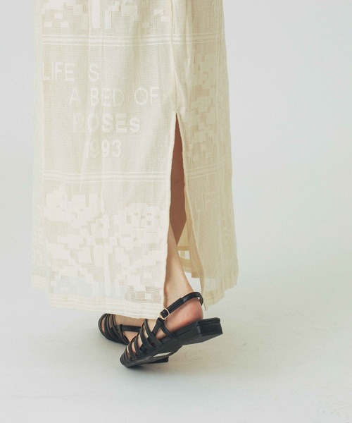 ROSE BUD（ローズバッド）の「ORIGINAL LACE SKIRT（スカート・レディース・オフホワイト/ブラック・ONE SIZE）」の22枚目の写真