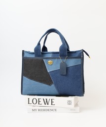crossi（クロッシー）の「パッチワーク風デニム２ＷＡＹトートバッグ（トートバッグ）」