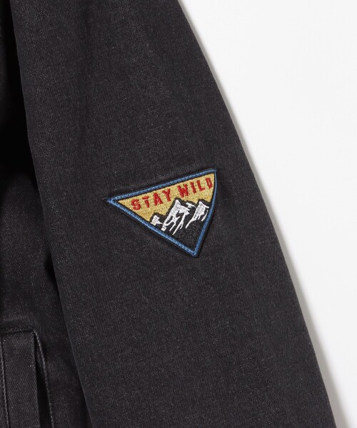 BEAMS HEART(ビームスハート)の「【完売間近】シェルパトラッカー ジャケット/Sherpa Trucker Jacket(裏ボア仕様・ヴィンテージライク・リラックスフィット・ショート丈・ブラックデニム)(デニムジャケット・メンズ・チャコールグレー/ブラック・LARGE/MEDIUM/SMALL)」の20枚目の写真