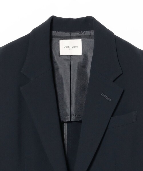 Demi-Luxe BEAMS（デミルクス ビームス）の「【1/9再値下げ】トリアセ テーラードジレ（ベスト・レディース・ブラック/ネイビー・36/38）」の18枚目の写真