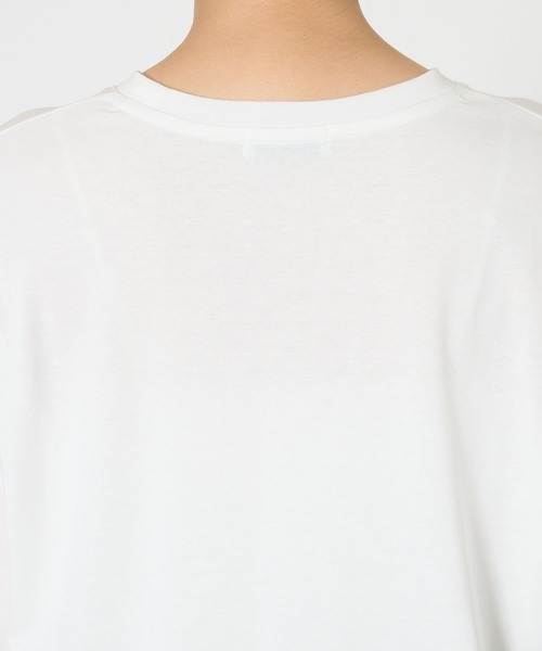 BARNYARDSTORM（バンヤードストーム）の「BARNYARDSTORM / バルーンスリーブプルオーバー/マシンウォッシャブル（Tシャツ/カットソー・レディース・ホワイト/ブラック・FREE）」の8枚目の写真