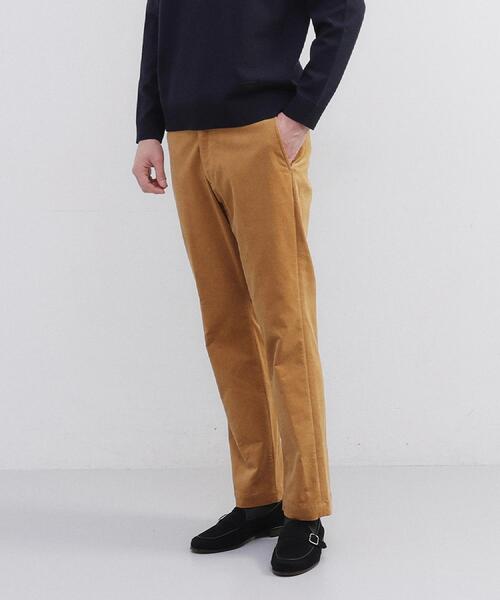 セール】サイドゴアストレッチコーデュロイパンツ（スラックス