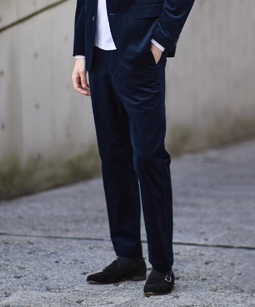 TAKEO KIKUCHI（タケオキクチ）の「サイドゴアストレッチコーデュロイパンツ（スラックス・メンズ・ネイビー/ブラウン系その他/ブラック/ライトベージュ/ブラウン系・01/04/03/02）」の5枚目の写真