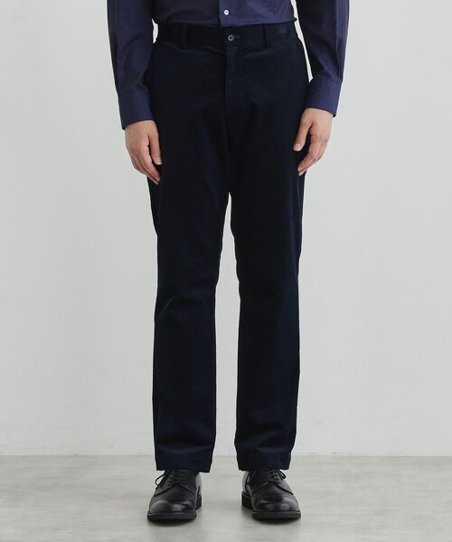 TAKEO KIKUCHI（タケオキクチ）の「サイドゴアストレッチコーデュロイパンツ（スラックス・メンズ・ネイビー/ブラウン系その他/ブラック/ライトベージュ/ブラウン系・01/04/03/02）」の7枚目の写真