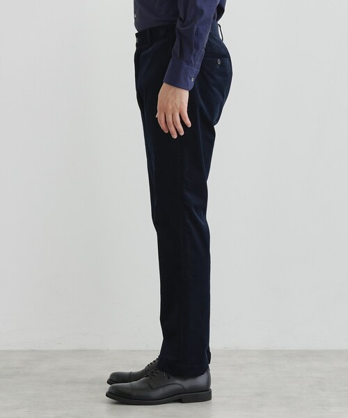 TAKEO KIKUCHI（タケオキクチ）の「サイドゴアストレッチコーデュロイパンツ（スラックス・メンズ・ネイビー/ブラウン系その他/ブラック/ライトベージュ/ブラウン系・01/04/03/02）」の8枚目の写真