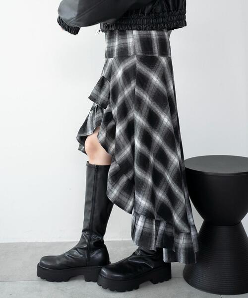 8点おまとめ＊WEGO＊オレンジ リブ ロングスカート タイトスカート