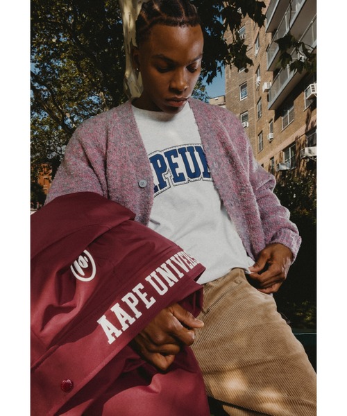 AAPE BY A BATHING APE(エーエイプバイアベイシングエイプ)の「AAPE KINT CARDIGAN(カーディガン/ボレロ・メンズ・グレー系その他・MEDIUM/LARGE/SMALL/X-LARGE)」の7枚目の写真