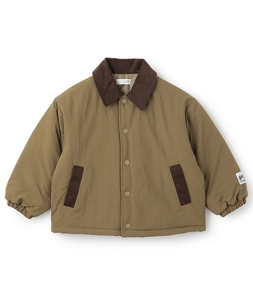 b・ROOM（ビールーム）の「【組み合わせ自由シリーズ】コーデュロイ衿パフジャケット（ブルゾン・キッズ・ネイビー/モカ/カーキ・100cm/110cm/120cm/130cm/140cm/150cm）」の10枚目の写真