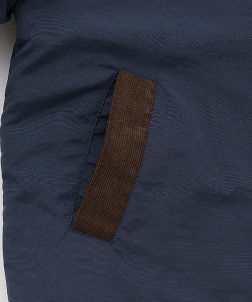 b・ROOM（ビールーム）の「【組み合わせ自由シリーズ】コーデュロイ衿パフジャケット（ブルゾン・キッズ・ネイビー/モカ/カーキ・100cm/110cm/120cm/130cm/140cm/150cm）」の16枚目の写真