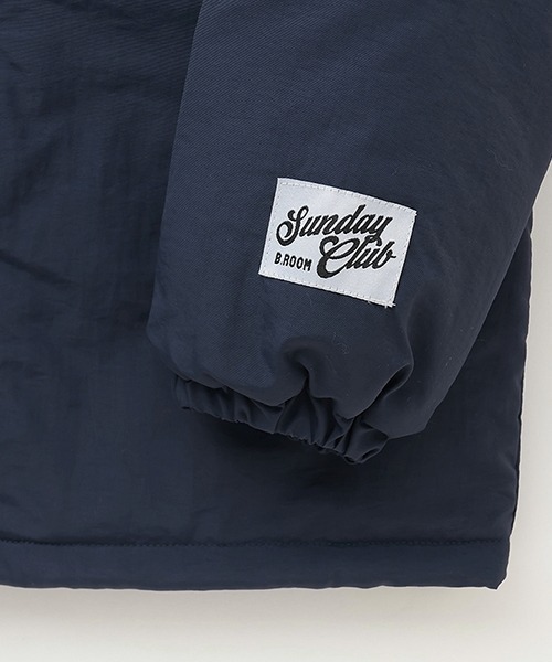 b・ROOM（ビールーム）の「【組み合わせ自由シリーズ】コーデュロイ衿パフジャケット（ブルゾン・キッズ・ネイビー/モカ/カーキ・100cm/110cm/120cm/130cm/140cm/150cm）」の14枚目の写真