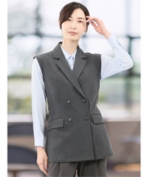 m.f.editorial（エムエフエディトリアル）の「【ストレッチ ハンドウォッシャブル】m.f.エディトリアル レディース テーラード ジレ（ベスト）」