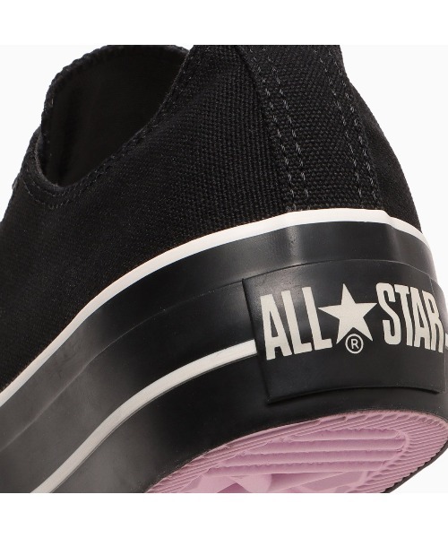 CONVERSE(コンバース)の「CONVERSE ALL STAR PLTS HEARTEYELET BP OX(コンバース オールスター PLTS ハートアイレット BP OX)(スニーカー・レディース・ホワイト系/ブラック・24cm/23.5cm/23cm/25cm/24.5cm)」の6枚目の写真