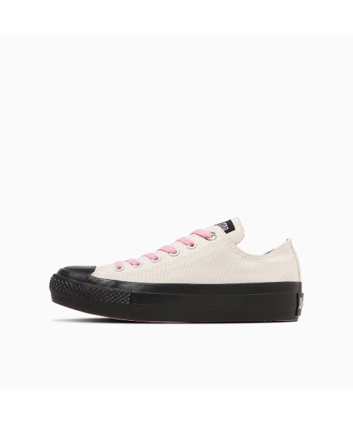 CONVERSE(コンバース)の「CONVERSE ALL STAR PLTS HEARTEYELET BP OX(コンバース オールスター PLTS ハートアイレット BP OX)(スニーカー・レディース・ホワイト系/ブラック・24cm/23.5cm/23cm/25cm/24.5cm)」の9枚目の写真