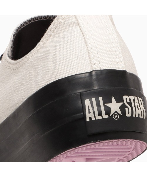 CONVERSE(コンバース)の「CONVERSE ALL STAR PLTS HEARTEYELET BP OX(コンバース オールスター PLTS ハートアイレット BP OX)(スニーカー・レディース・ホワイト系/ブラック・24cm/23.5cm/23cm/25cm/24.5cm)」の14枚目の写真