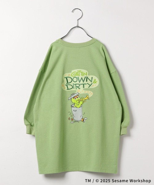 LEPSIM（レプシィム）の「【SESAME STREET／セサミストリート】【KIDS】BIGTシャツ　322209（Tシャツ/カットソー・キッズ・グレー/ホワイト/グリーン・130）」の7枚目の写真