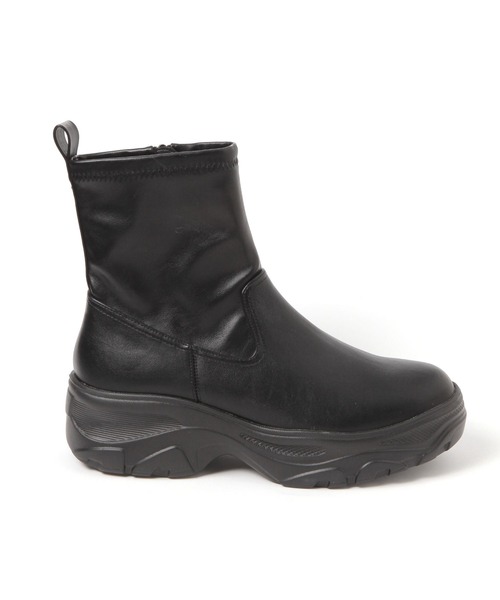 LAKOLE(ラコレ)の「ストレッチスニーカーブーツ / 581016(ブーツ・レディース・オフホワイト/ブラック・LARGE/MEDIUM)」の12枚目の写真