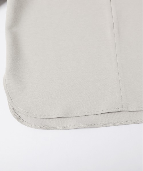 La-gemme（ラジェム）の「フロントジッププルオーバー（Tシャツ/カットソー・レディース・ブラック/グレー/ベージュ・フリー）」の9枚目の写真