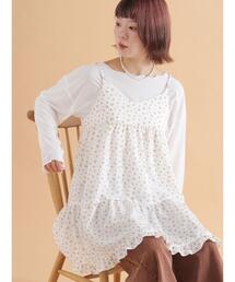 ehka sopo | 前後2WAY花柄ミニキャミワンピース(ワンピース)