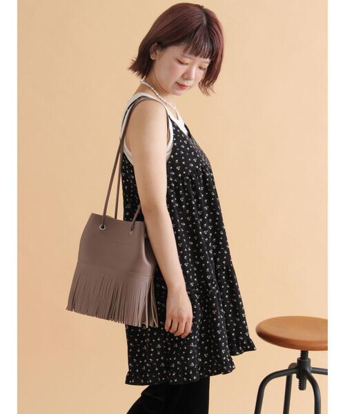 ehka sopo（エヘカソポ）の「前後2WAY花柄ミニキャミワンピース（ワンピース・レディース・ブラック/オフホワイト/ブラウン・F）」の19枚目の写真