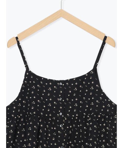 ehka sopo（エヘカソポ）の「前後2WAY花柄ミニキャミワンピース（ワンピース・レディース・ブラック/オフホワイト/ブラウン・F）」の12枚目の写真