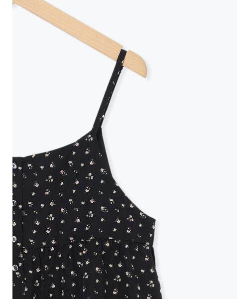 ehka sopo（エヘカソポ）の「前後2WAY花柄ミニキャミワンピース（ワンピース・レディース・ブラック/オフホワイト/ブラウン・F）」の13枚目の写真