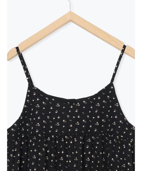 ehka sopo（エヘカソポ）の「前後2WAY花柄ミニキャミワンピース（ワンピース・レディース・ブラック/オフホワイト/ブラウン・F）」の15枚目の写真