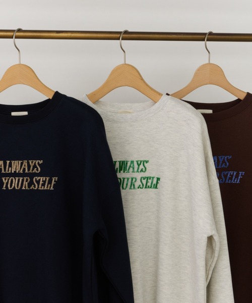 Unitage(ユニテージ)の「ビーズロゴ刺繍BIG PO(スウェット・レディース・ブラウン/ネイビー/アイボリー・FREE)」の14枚目の写真