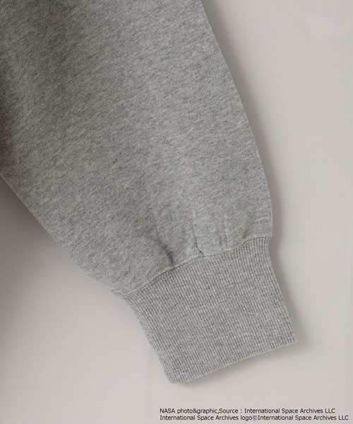 LOWRYS FARM（ローリーズファーム）の「【LFM(U)】NASAスウェットフーディー　 598337（Tシャツ/カットソー・メンズ・グレー/ホワイト・MEDIUM/LARGE）」の6枚目の写真