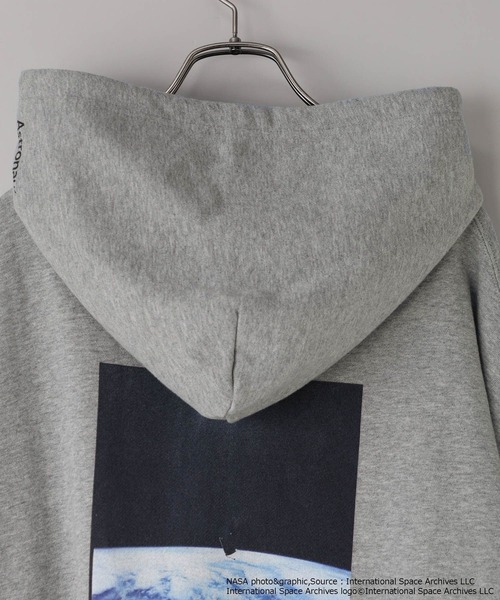 LOWRYS FARM（ローリーズファーム）の「【LFM(U)】NASAスウェットフーディー　 598337（Tシャツ/カットソー・メンズ・グレー/ホワイト・MEDIUM/LARGE）」の9枚目の写真