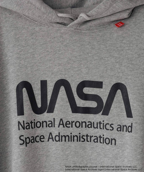 LOWRYS FARM（ローリーズファーム）の「【LFM(U)】NASAスウェットフーディー　 598337（Tシャツ/カットソー・メンズ・グレー/ホワイト・MEDIUM/LARGE）」の10枚目の写真