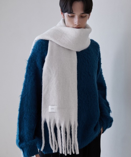 THE TOE Shaggy Muffler マフラー シャギー MAISON SPECIAL(メゾンスペシャル)｜Shaggy knit Muffler/シャギー