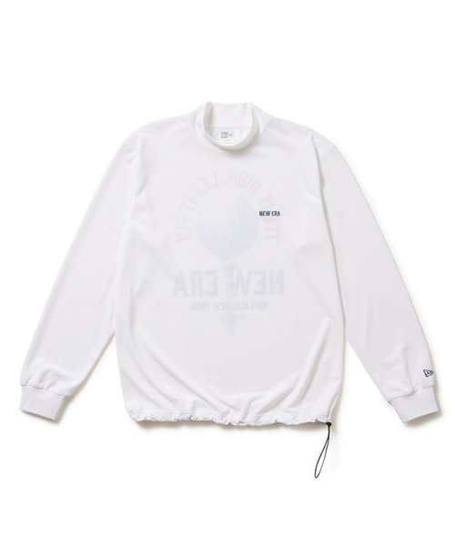 NEW ERA(ニューエラ)の「NEW ERA GOLF/ニューエラゴルフ 長袖 ハイネック 鹿の子 Tシャツ ゴルフボール 14669869/14669870(シャツ/ブラウス・メンズ・ホワイト/ブラック・XL/2XL/M/L)」の6枚目の写真
