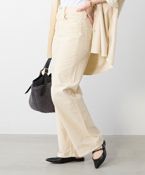 Healthy denim（ヘルシーデニム）の「【Healthy DENIM】コーデュロイパンツ-Pink Pepper（その他パンツ・レディース・アイボリー・23/24）」の3枚目の写真