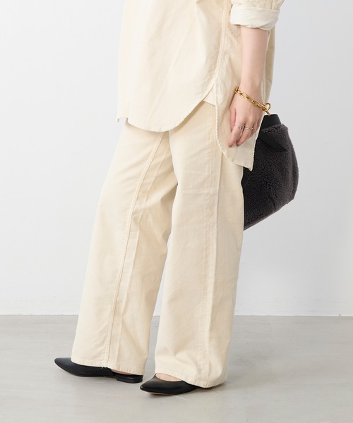 Healthy denim（ヘルシーデニム）の「【Healthy DENIM】コーデュロイパンツ-Pink Pepper（その他パンツ・レディース・アイボリー・23/24）」の9枚目の写真