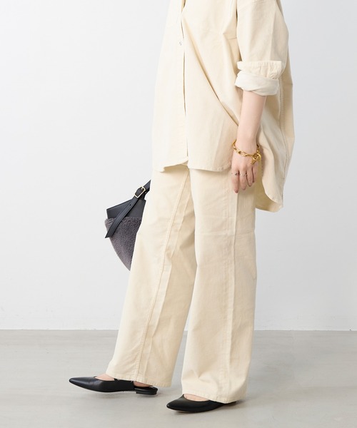 Healthy denim（ヘルシーデニム）の「【Healthy DENIM】コーデュロイパンツ-Pink Pepper（その他パンツ・レディース・アイボリー・23/24）」の11枚目の写真