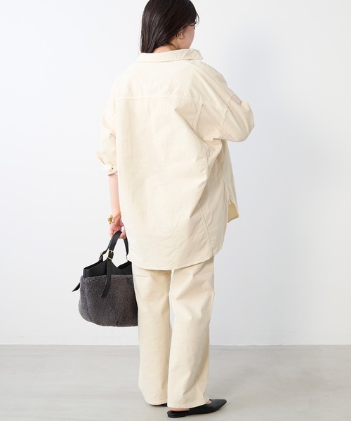 Healthy denim（ヘルシーデニム）の「【Healthy DENIM】コーデュロイパンツ-Pink Pepper（その他パンツ・レディース・アイボリー・23/24）」の13枚目の写真