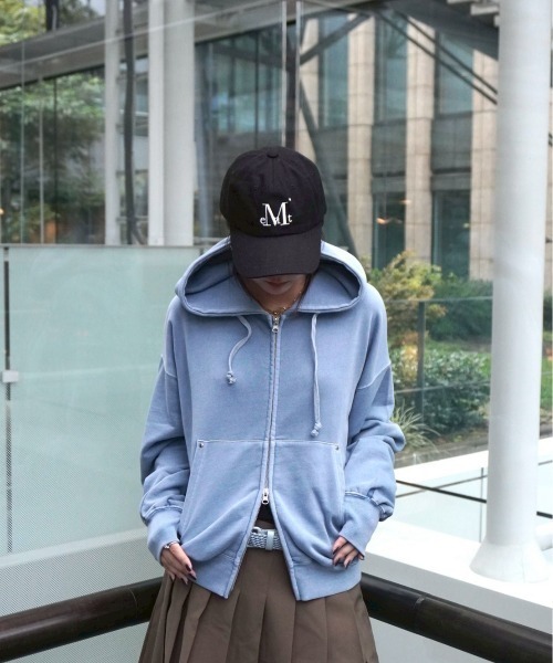 INTER FACTORY（インターファクトリー）の「kurumi - スタッズ付きZIPパーカー（パーカー・レディース・ブルー/ブラック・LARGE/MEDIUM）」の20枚目の写真