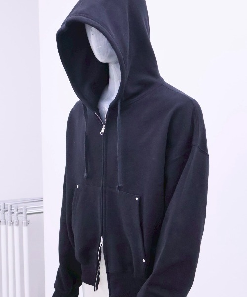 kurumi - スタッズ付きZIPパーカー（パーカー）｜INTER FACTORY