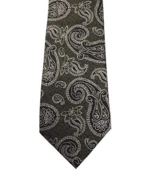 Perfect Suit FActory（パーフェクトスーツファクトリー）の「ウォームシルクネクタイ　ペイズリー　グレー/ワイン/グリーン/ネイビー（ネクタイ・メンズ・ワイン/チャコールグレー/ネイビー/グリーン・FREE）」の7枚目の写真