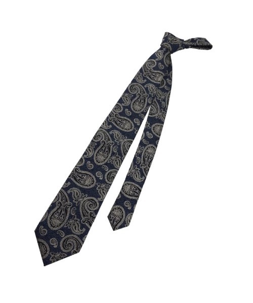 Perfect Suit FActory（パーフェクトスーツファクトリー）の「ウォームシルクネクタイ　ペイズリー　グレー/ワイン/グリーン/ネイビー（ネクタイ・メンズ・ワイン/チャコールグレー/ネイビー/グリーン・FREE）」の10枚目の写真