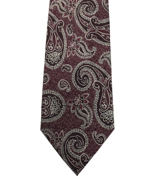 Perfect Suit FActory（パーフェクトスーツファクトリー）の「ウォームシルクネクタイ　ペイズリー　グレー/ワイン/グリーン/ネイビー（ネクタイ・メンズ・ワイン/チャコールグレー/ネイビー/グリーン・FREE）」の11枚目の写真